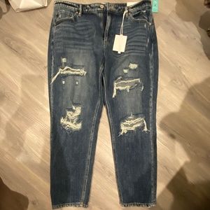 Kancan high rise mom jean